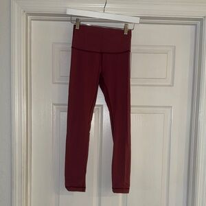 Lululemon Athletica Pink/Maroon Leggings